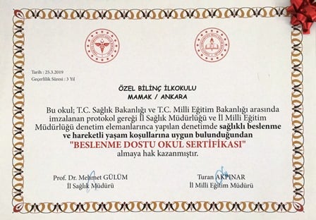 beslenme-dostu-okul-sertifikası